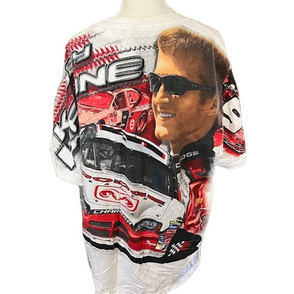 2007 NASCAR Kasey Kahne All Over Print Tee by Chase Authentics XL - Picture 1 of 8